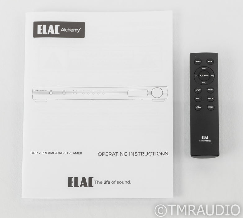 Elac DDP-2 Streaming Preamplifier / DAC; DDP2; Black (Open Box)