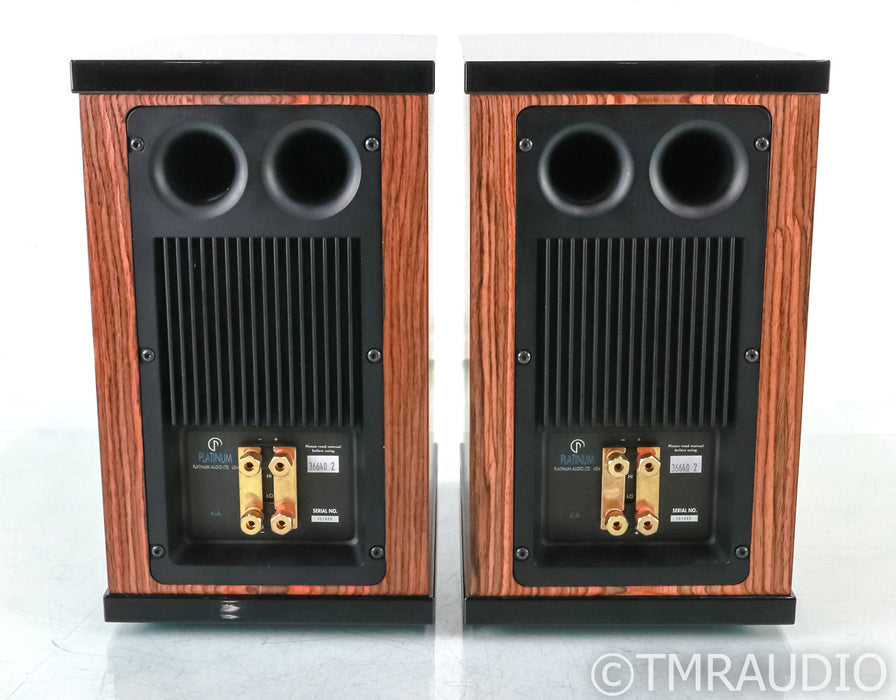 Platinum Audio Solo Bookshelf Speakers; Walnut Pair