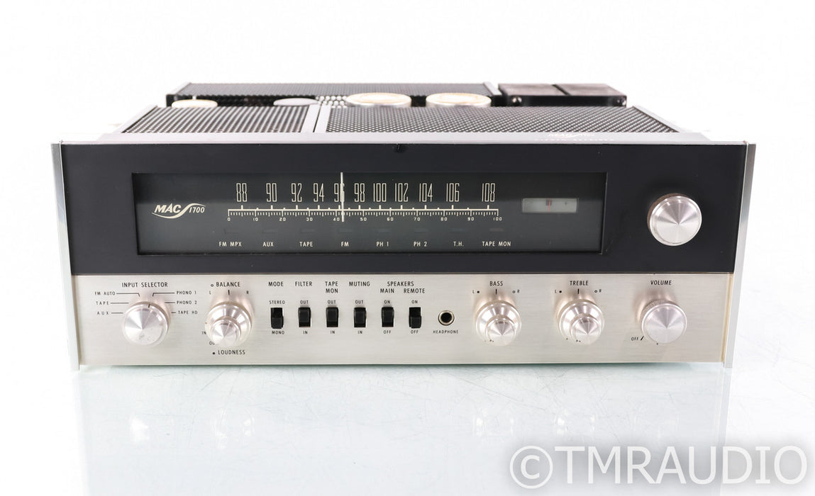 McIntosh MAC 1700 Vintage Stereo Tube Receiver; MM Phono