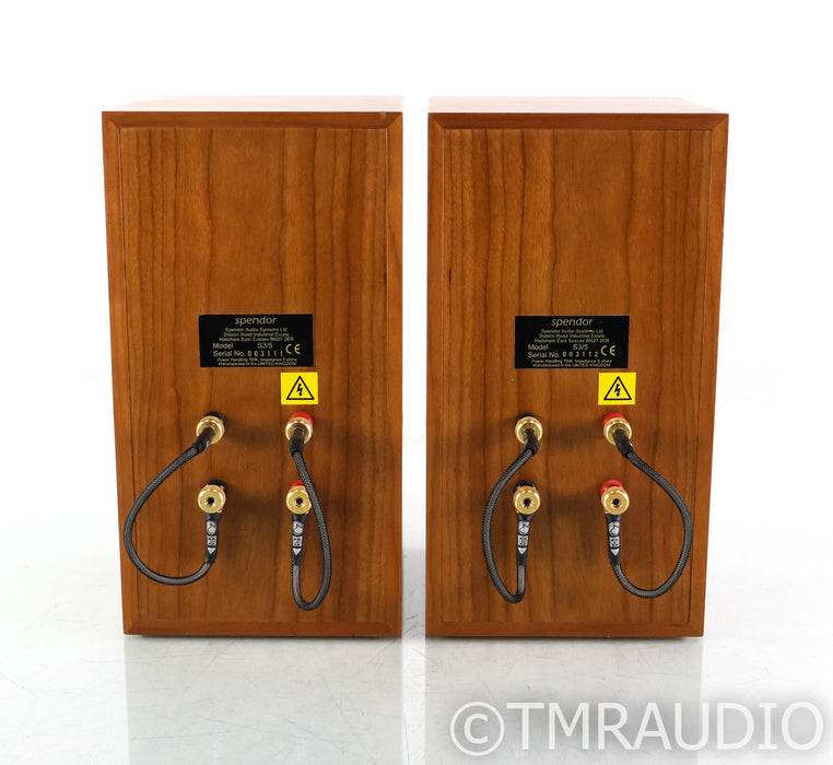 Spendor S3/5 Bookshelf Speakers; Light Cherry Pair; S-3/5