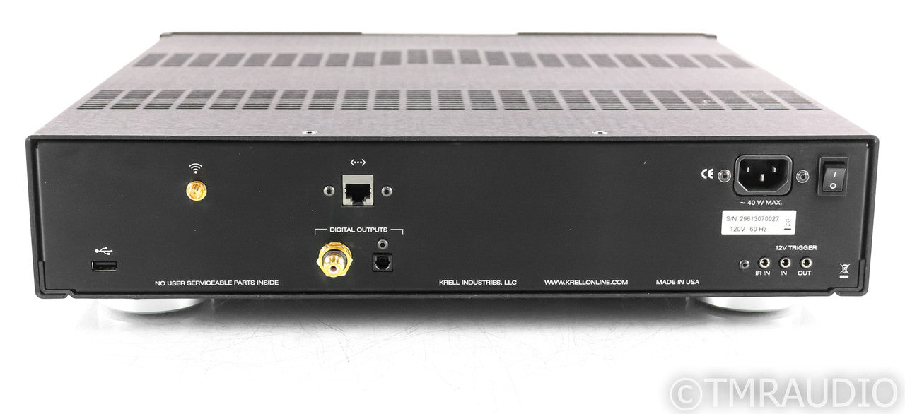 Krell Connect Wireless Network Streamer; Black & Silver; Remote