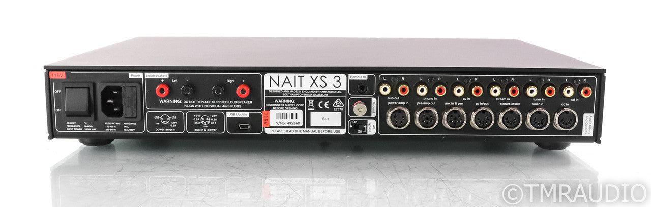 Naim Nait XS 3 Stereo Integrated Amplifier; XS3; Remote