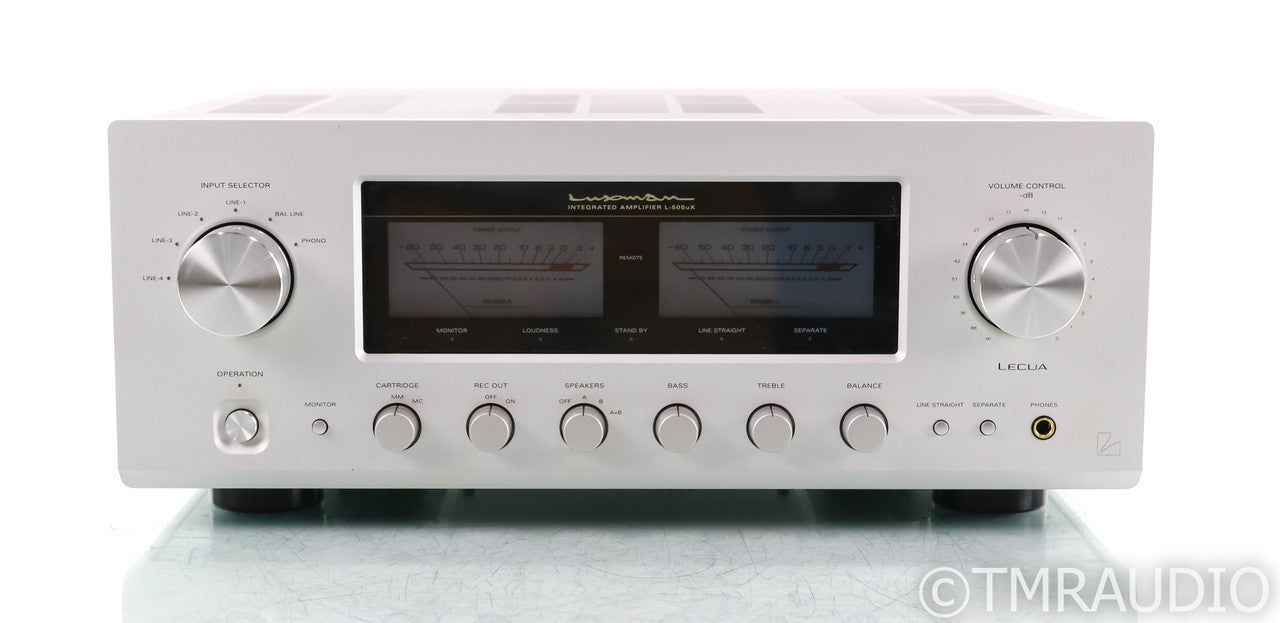 Luxman L-505uX Stereo Integrated Amplifier; Remote; L505X; MM/MC Phono