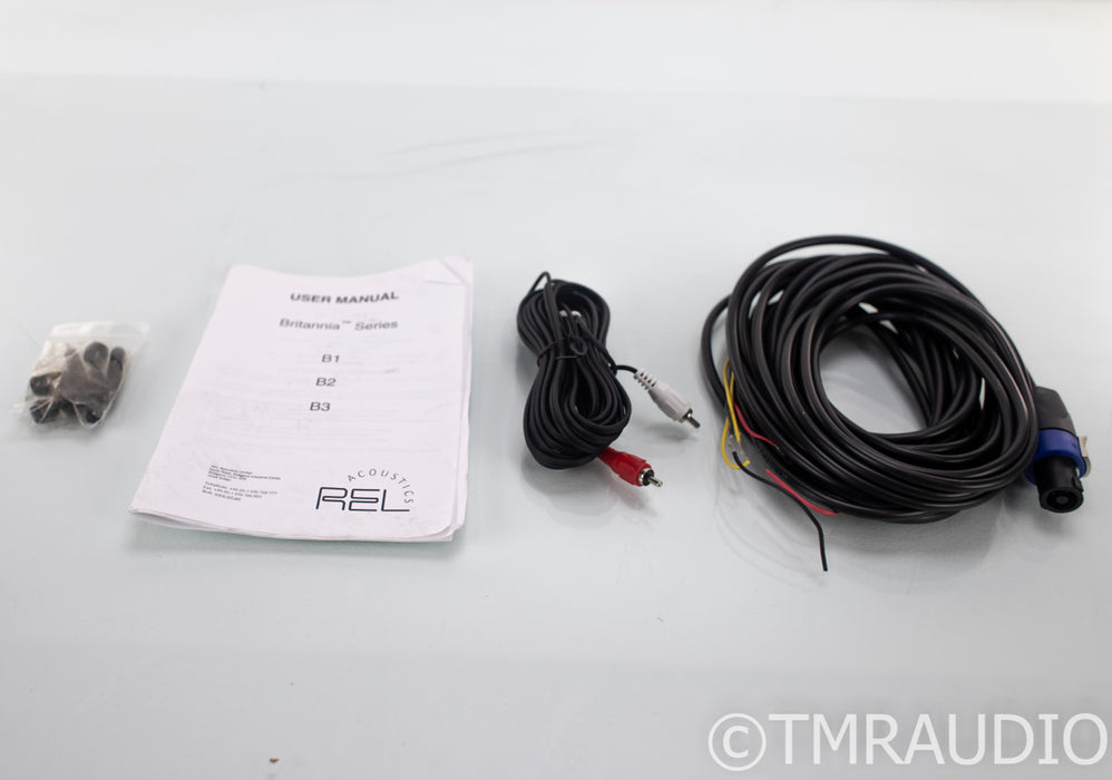 REL B1 Britannia 12" Powered Subwoofer; Black; B-1