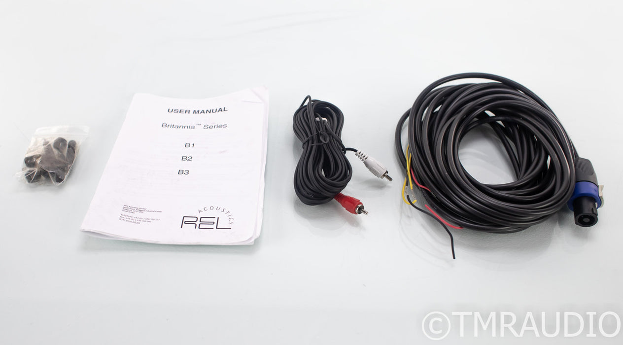 REL B1 Britannia 12" Powered Subwoofer; Black; B-1