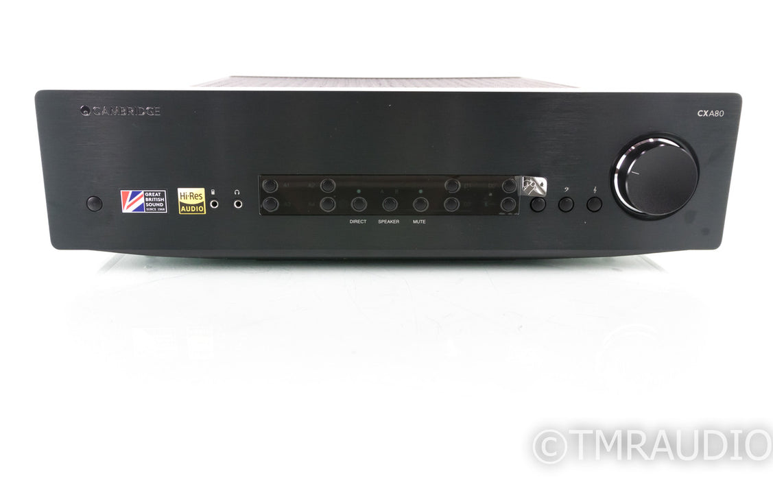 Cambridge CXA80 Stereo Integrated Amplifier; CX-A80; Remote
