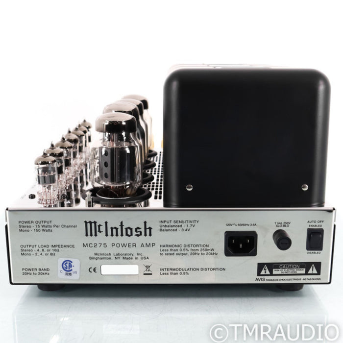 McIntosh MC275 VI Stereo / Mono Tube Power Amplifier