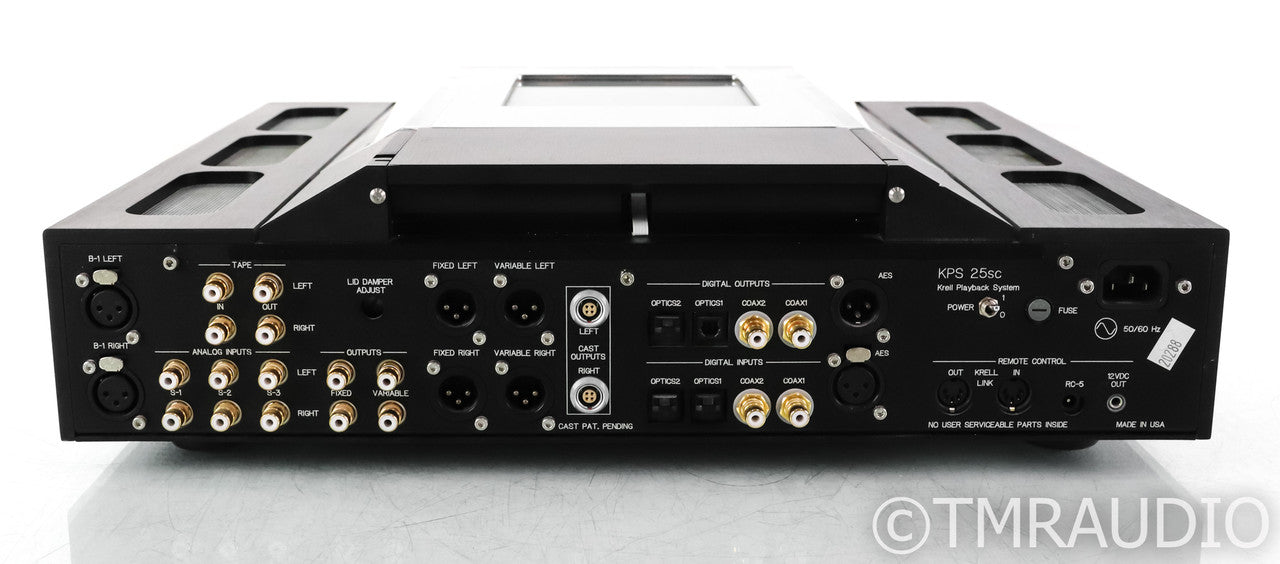 Krell KPS 25sc CD Player / Preamplifier / DAC; KPS-25SC HOLD GODEC; KPS-25SC HOLD GODEC