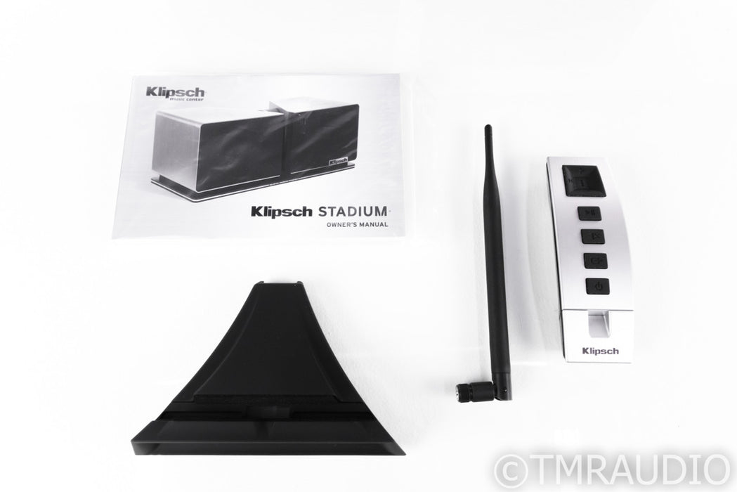 Klipsch Stadium Wireless Network Speaker; Silver; Remote; Bluetooth