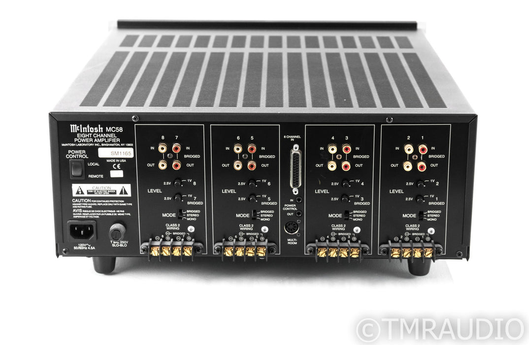 McIntosh MC58 8 Channel Power Amplifier; MC-58