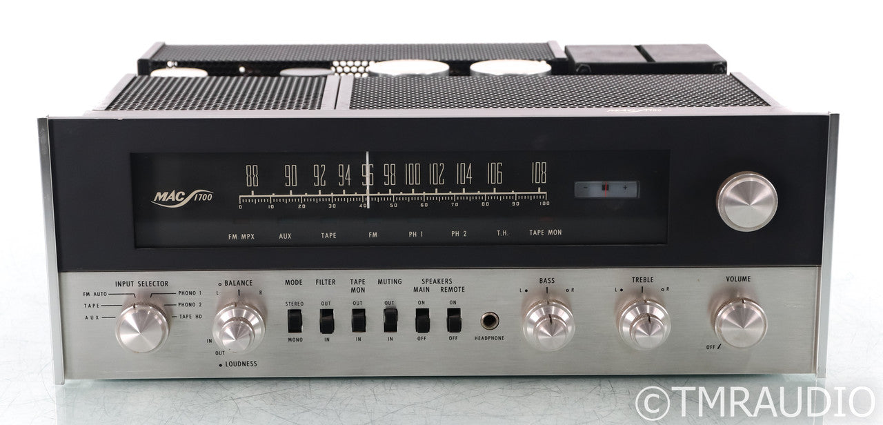 McIntosh MAC 1700 Vintage Stereo Receiver; MAC-1700; MM/MC Phono HOLD REPAIR; MAC-1700; MM/MC Phono HOLD REPAIR