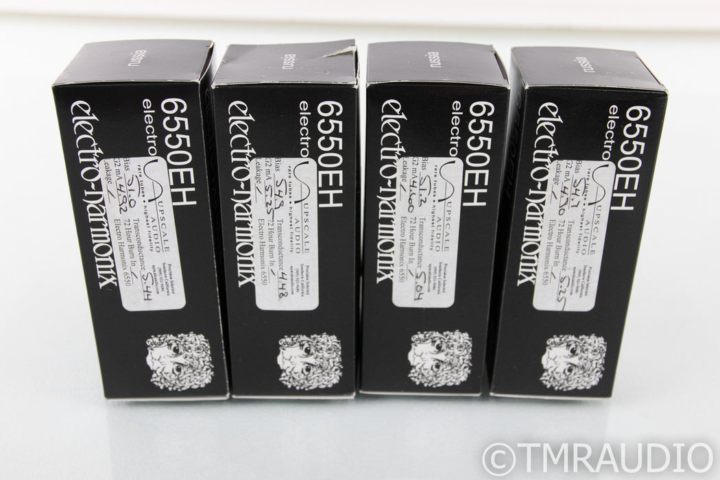 Electro-Harmonix 6550EH Cryo Treated Tubes; Set of 4 (New)