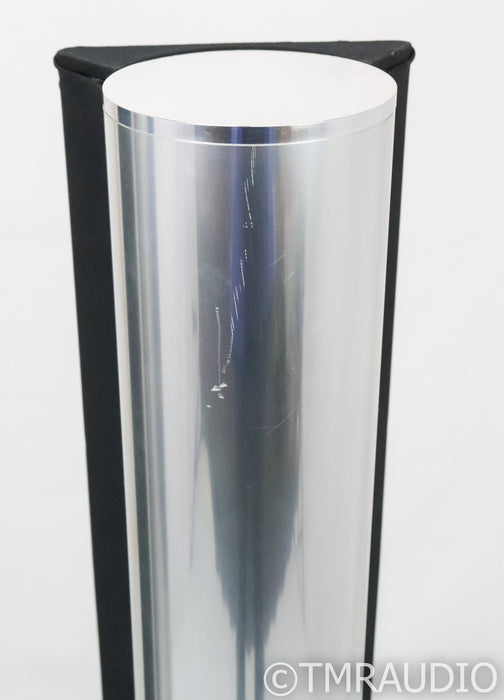 Bang & Olufsen BeoLab 8000 Active Floorstanding Speakers; B&O; Aluminium Pair HOLD - one broken spea; B&O; Aluminium Pair HOLD