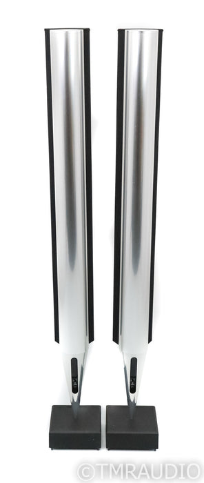 Bang & Olufsen BeoLab 8000 Active Floorstanding Speakers; B&O; Aluminium Pair HOLD - one broken spea; B&O; Aluminium Pair HOLD