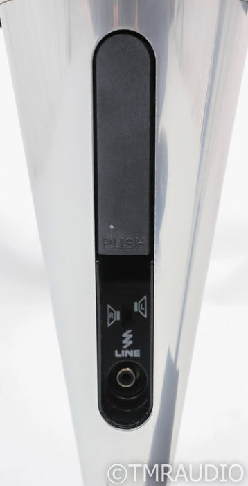 Bang & Olufsen BeoLab 8000 Active Floorstanding Speakers; B&O; Aluminium Pair HOLD - one broken spea; B&O; Aluminium Pair HOLD