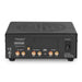 MC and MM inputs of ModWright PH 9.0XT Tube Phono Stage in black finish on white background