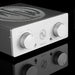 Hero shot of Silver ModWright PH 9.0XT Tube Phono Stage with silver knobs