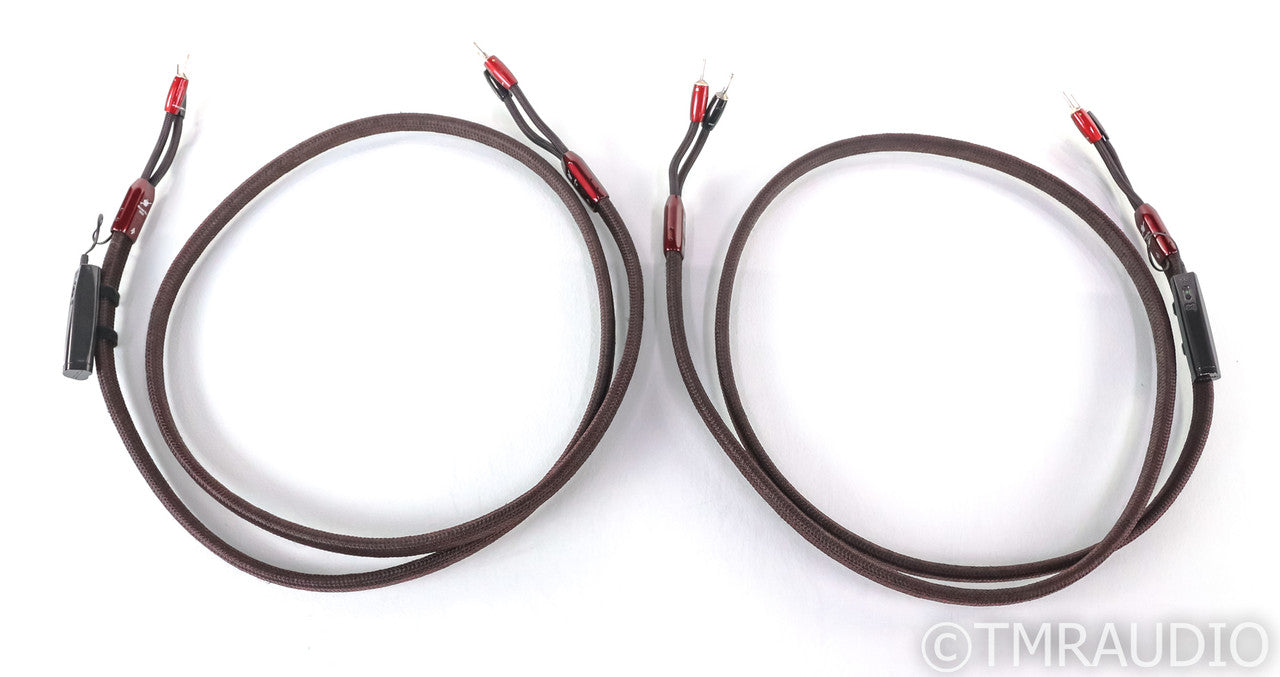 AudioQuest William Tell ZERO Speaker Cables; 8ft Pair; 72v DBS