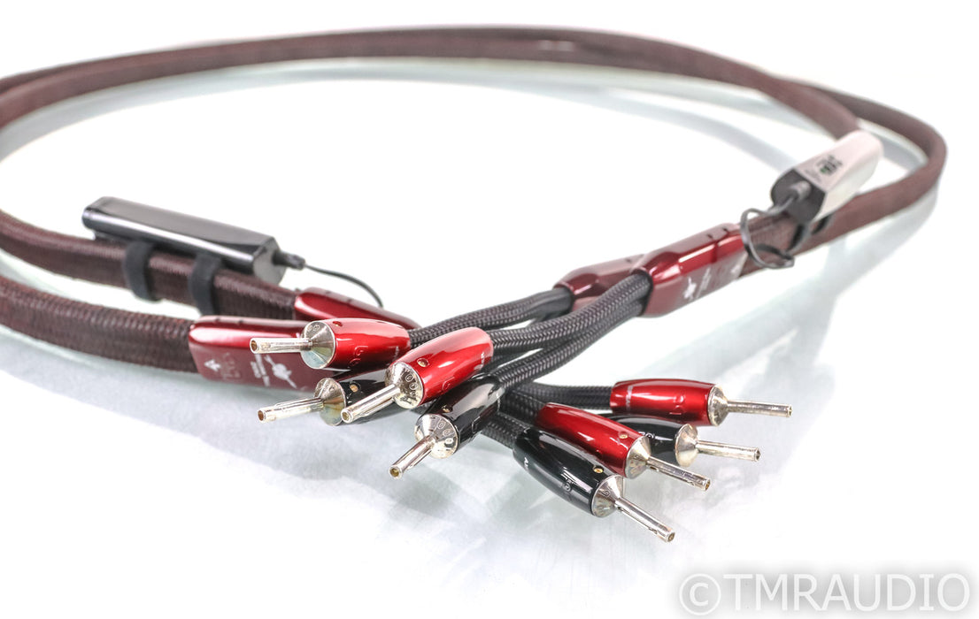 AudioQuest William Tell ZERO Speaker Cables; 8ft Pair; 72v DBS