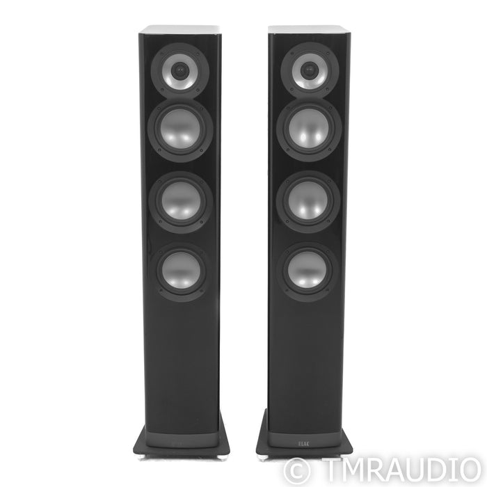 Elac Navis Powered Floorstanding Speakers; Black Pair; Black Pair