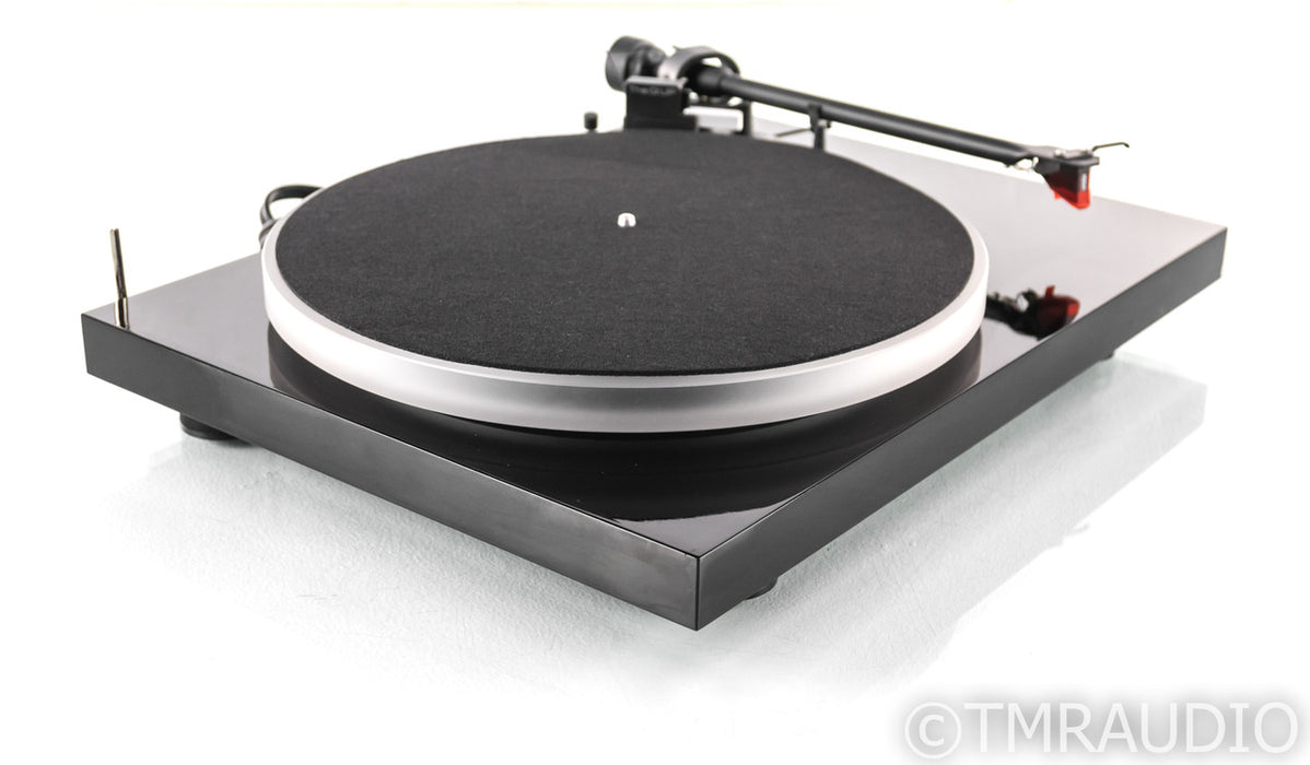 Pro-Ject Debut III Turntable; Piano Black; Ortofon 2M Red; Acryl-It Platter