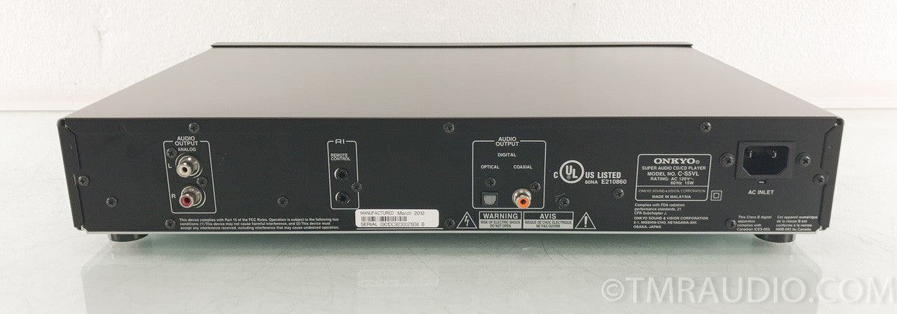 Onkyo C-S5VL SACD / CD Player — The Music Room