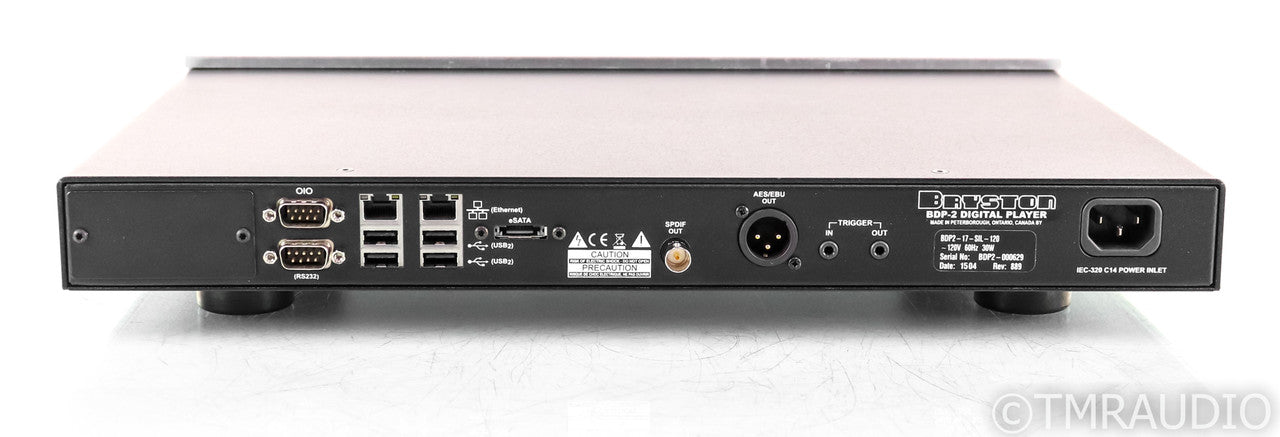 Bryston BDP-2 Network Streamer; BDP2; Silver; 17"