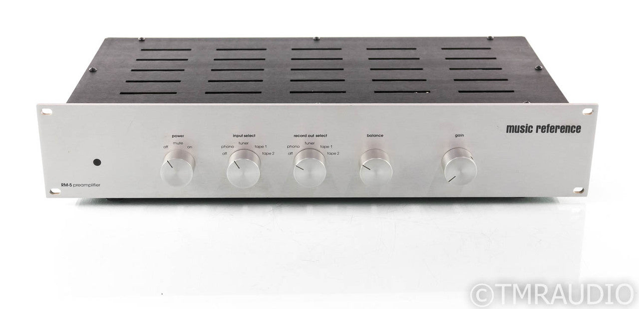 Music Reference RM-5 Vintage Stereo Tube Preamplifier; AS-IS (Damaged/No Power)