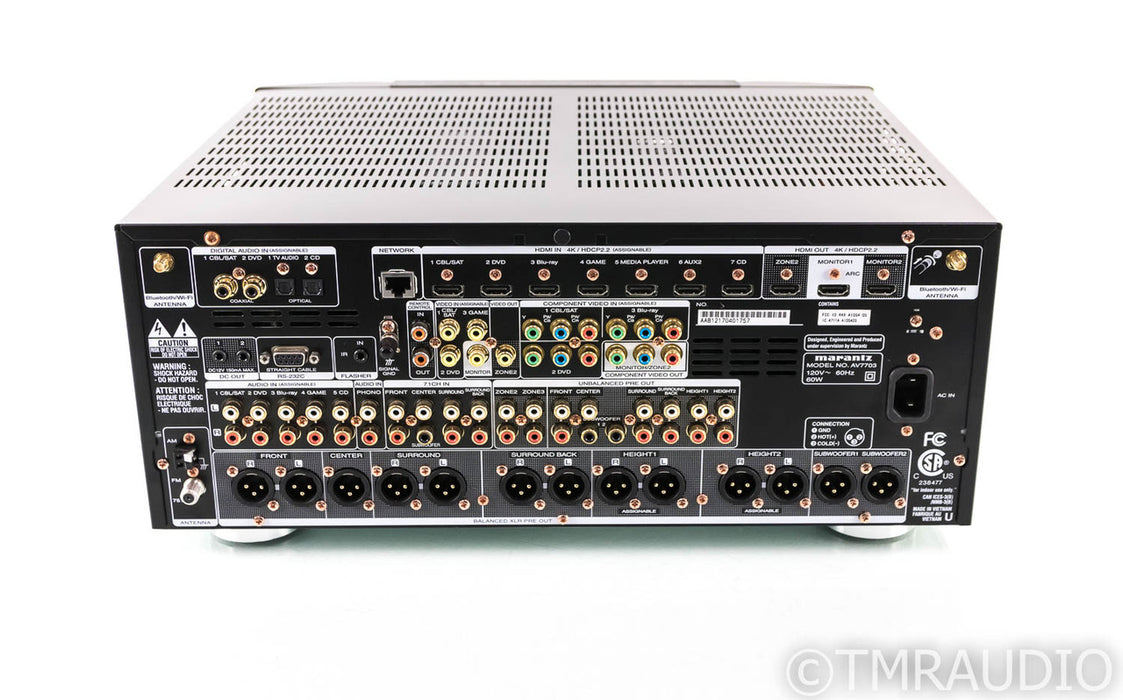 Marantz AV7703 11.2 Home Theater Receiver; MM Phono; Dolby Atmos