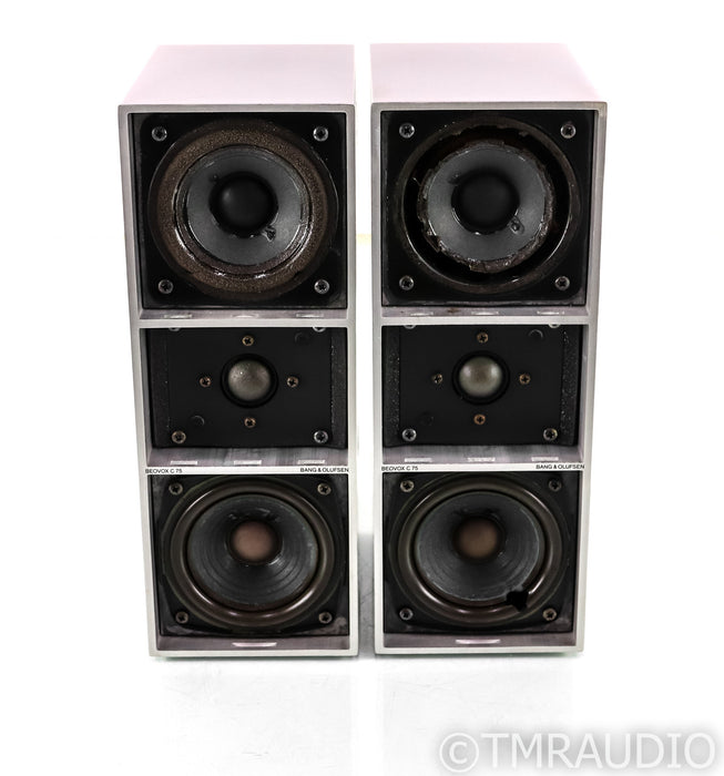 B&O BeoVox CX75 Bookshelf Speakers; CX 75; AS-IS (Deteriorated Surrounds)