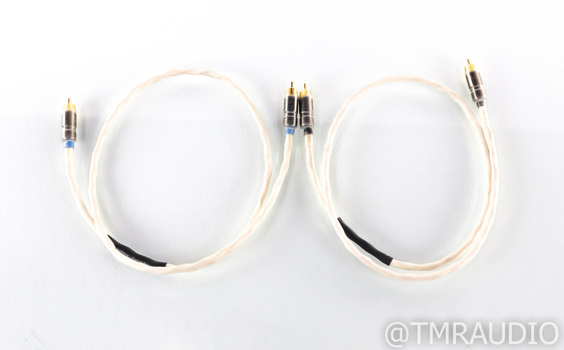 Synergistic Research Alpha Sterling RCA Cables; 1m Pair Interconnect