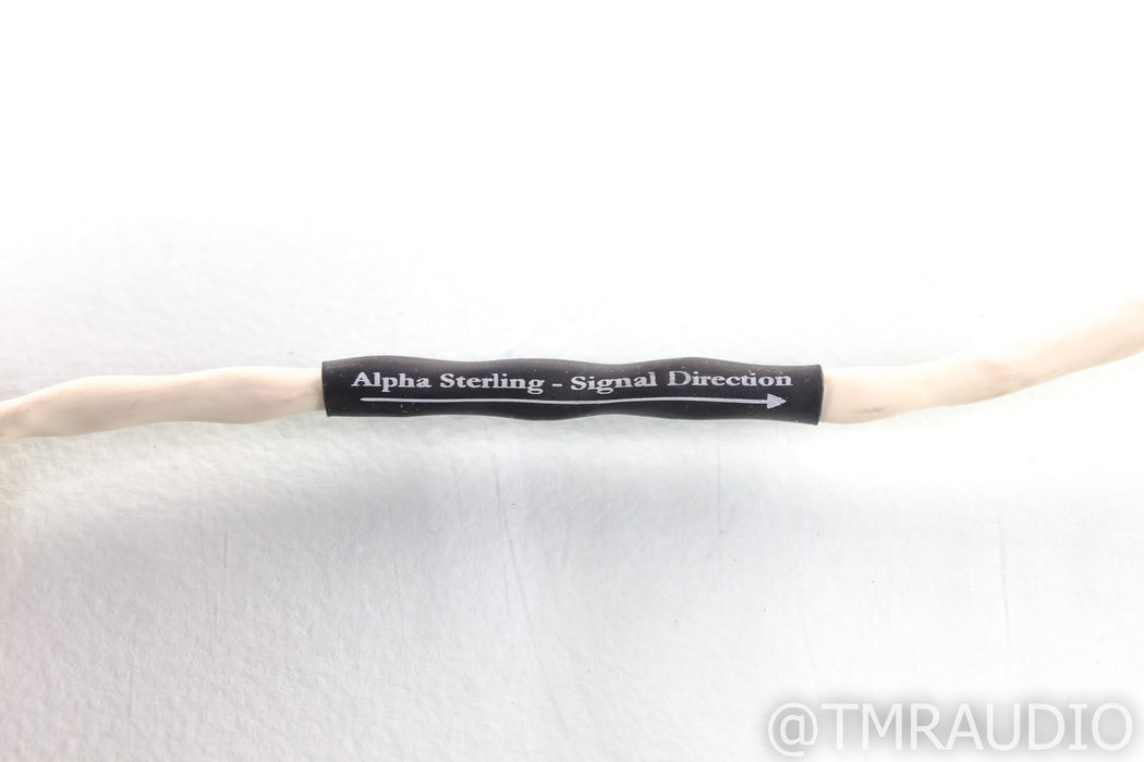 Synergistic Research Alpha Sterling RCA Cables; 1m Pair Interconnect