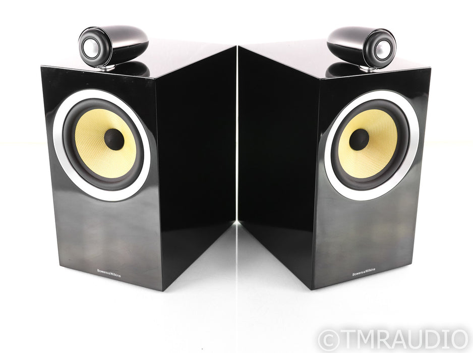 B&W CM6 S2 Bookshelf Speakers; Gloss Black Pair; CM6S2