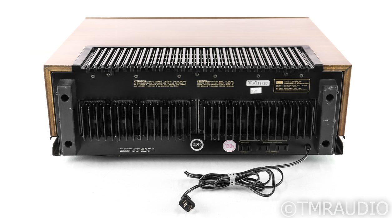 Sansui G8000 Vintage Stereo Receiver; G-8000; Serviced