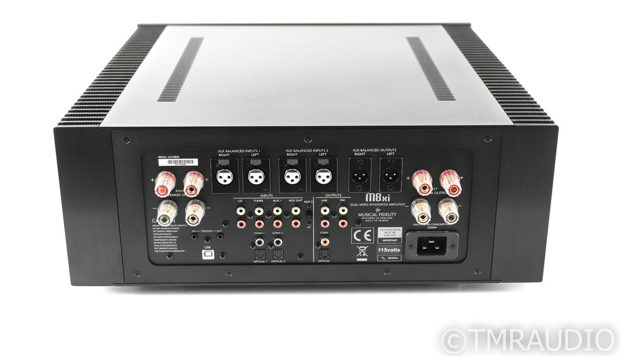 Musical Fidelity M8xi Dual Mono Integrated Amplifier; Black (Demo w/ Warranty)