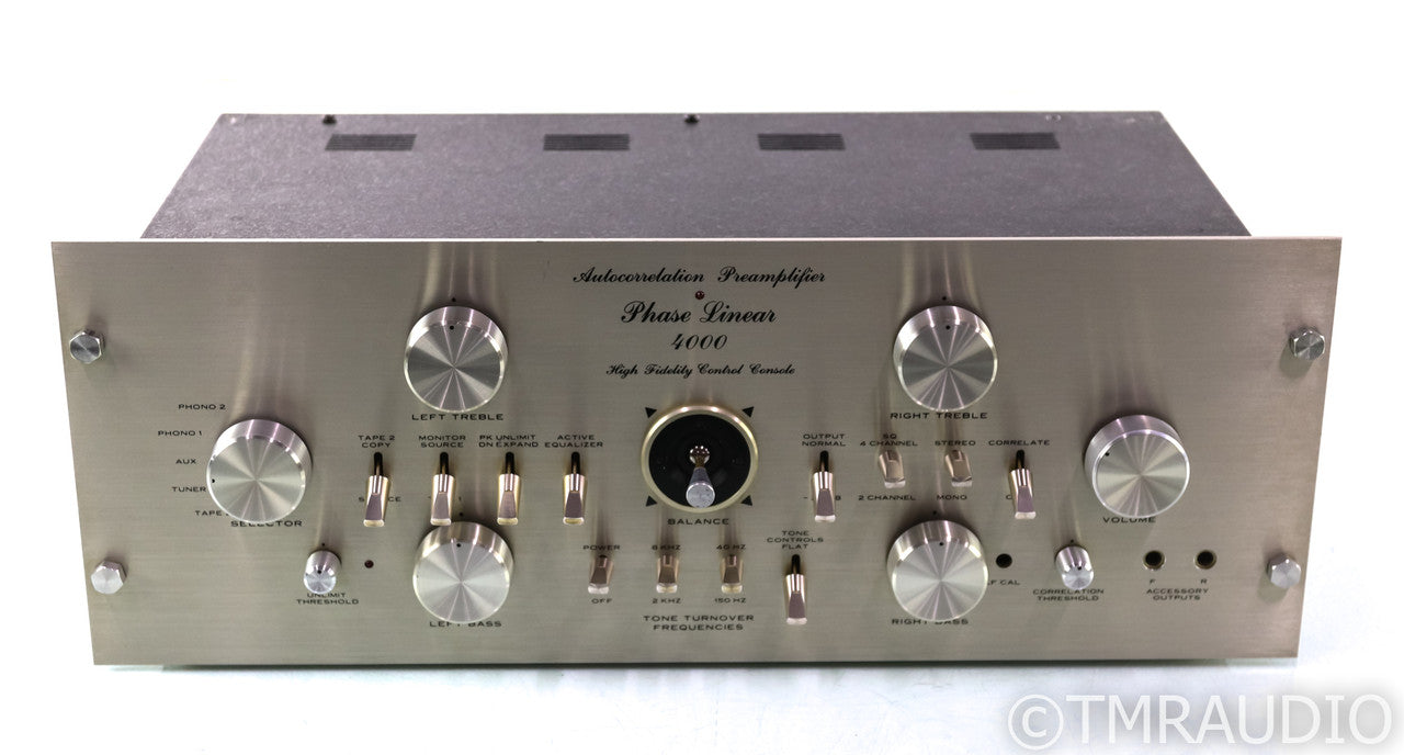 Phase Linear 4000 Vintage Stereo Preamplifier; Quadrophonic; AS-IS (No Power)