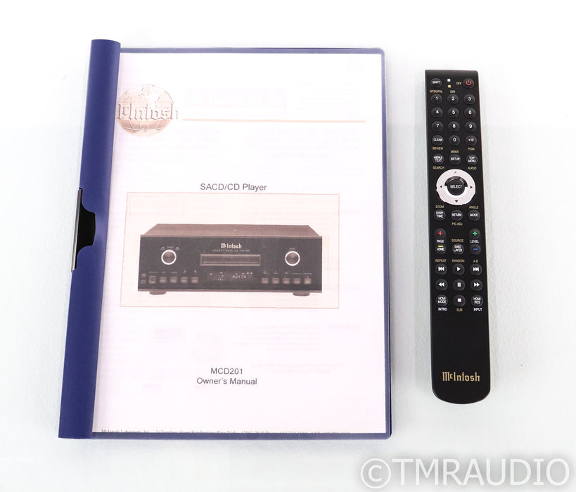 McIntosh MCD201 SACD / CD Player; MCD-201; Remote