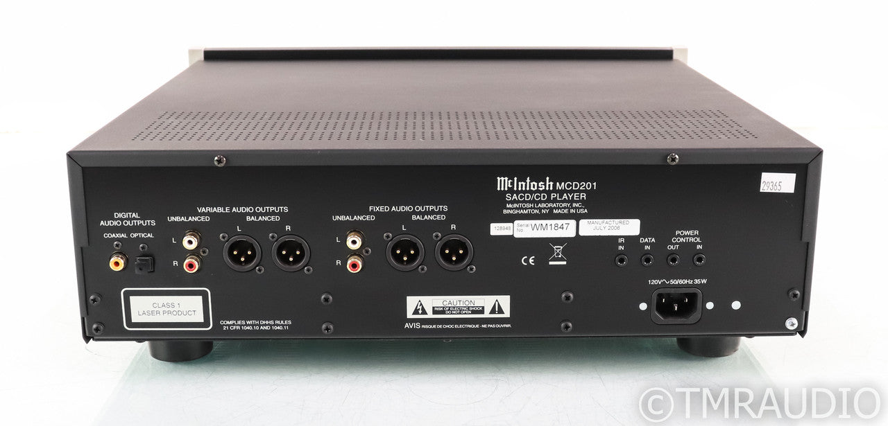 McIntosh MCD201 SACD / CD Player; MCD-201; Remote