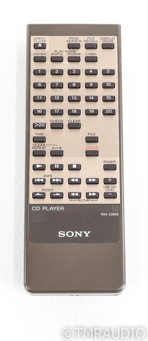 Sony X779ES CD Player; Remote; AS-IS (Won't Read CDs)