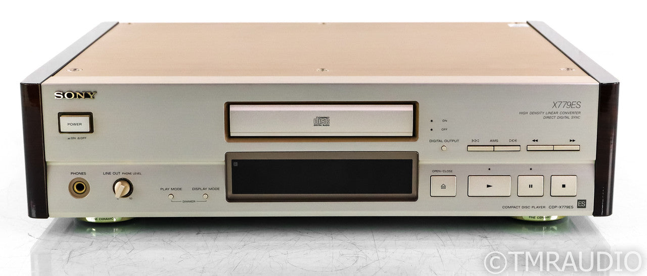 Sony X779ES CD Player; Remote; AS-IS (Won't Read CDs)