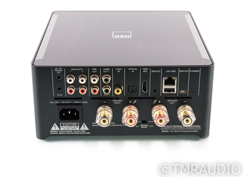 NAD M10 BluOS Streaming Integrated Amplifier; M-10; Dirac Live LE