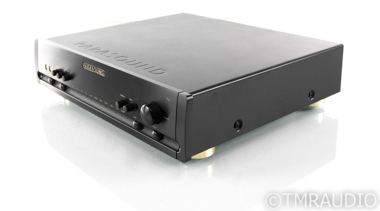 Parasound Halo P6 2.1 Channel Preamplifier / DAC; MM / MC Phono; P-6; Remote