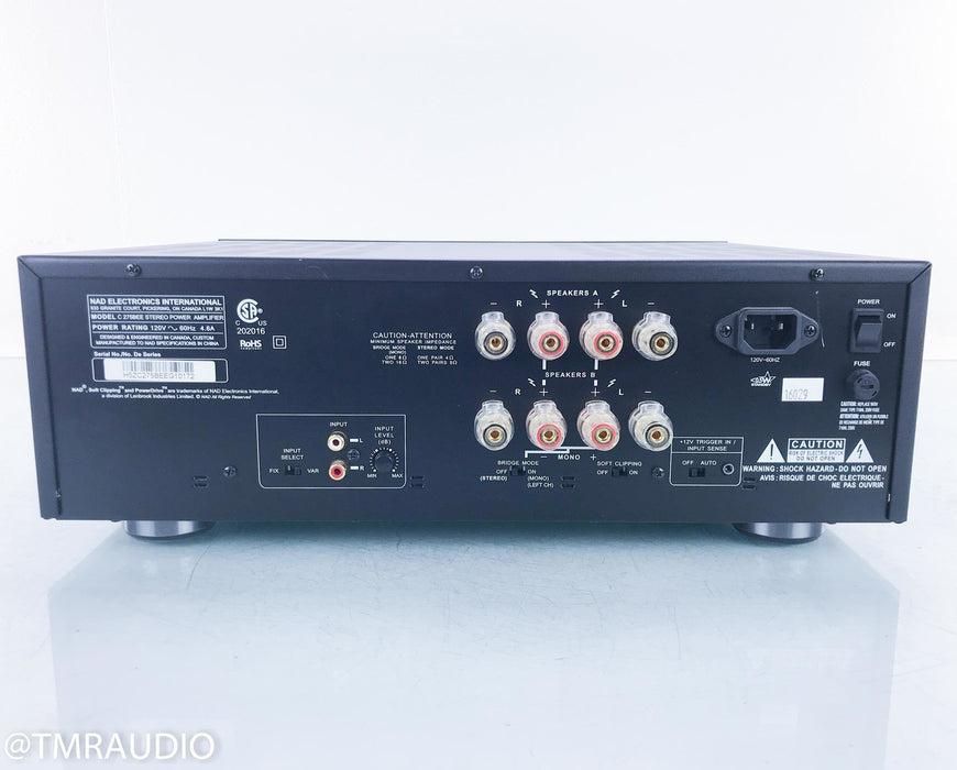NAD C 275 BEE Stereo Power Amplifier