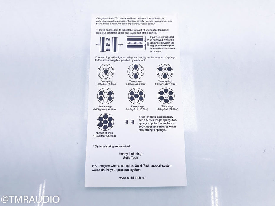 Solid Tech IsoClear Isolation Feet