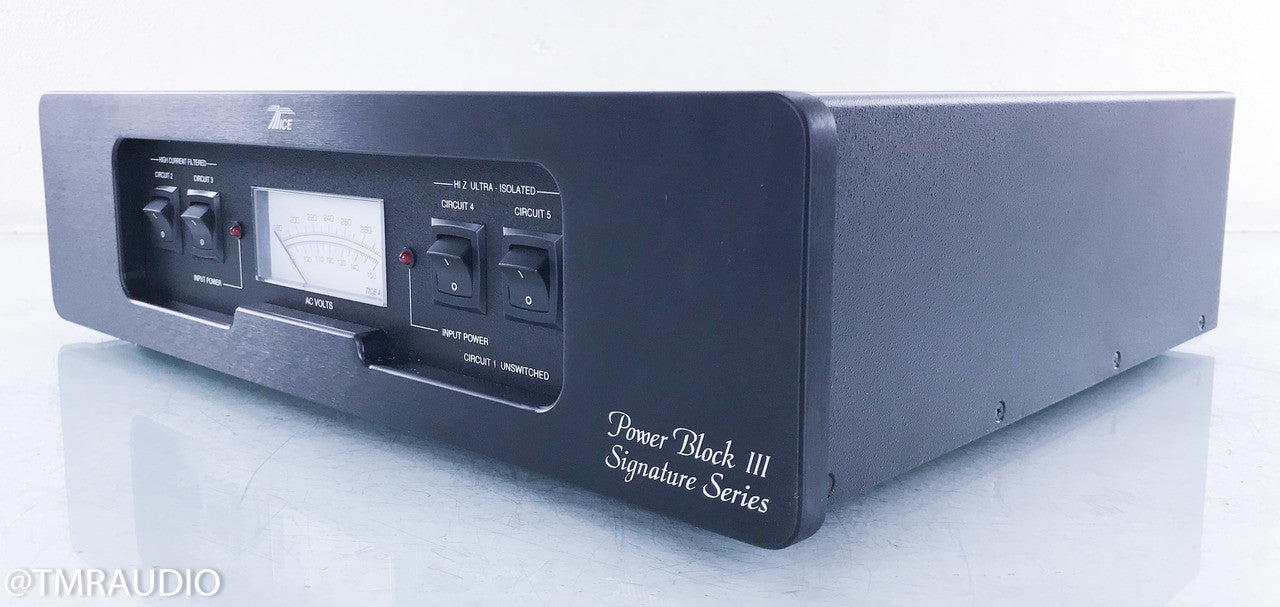 Tice Power Block III Signature Series Power Conditioner