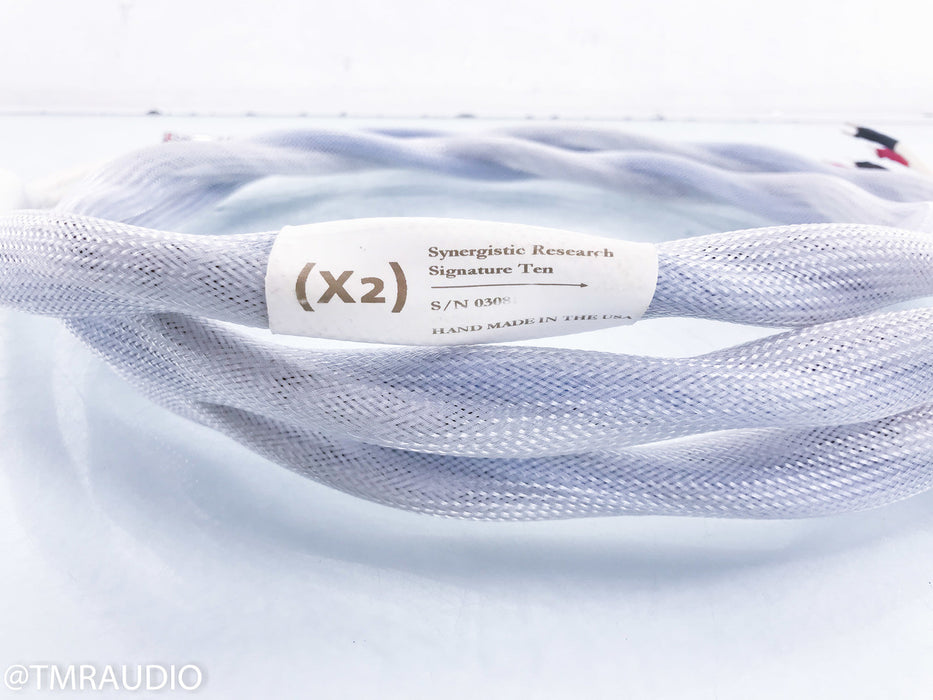 Synergistic Research Signature Ten X2 Bi-Wire Speaker Cables