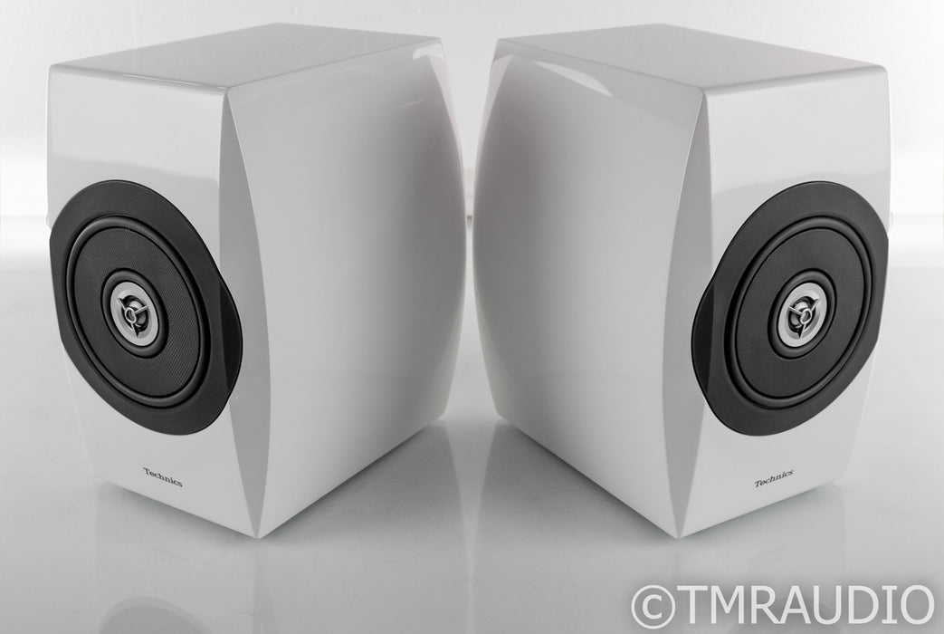 Technics SB-C700 Bookshelf Speakers; SBC700; Gloss White Pair
