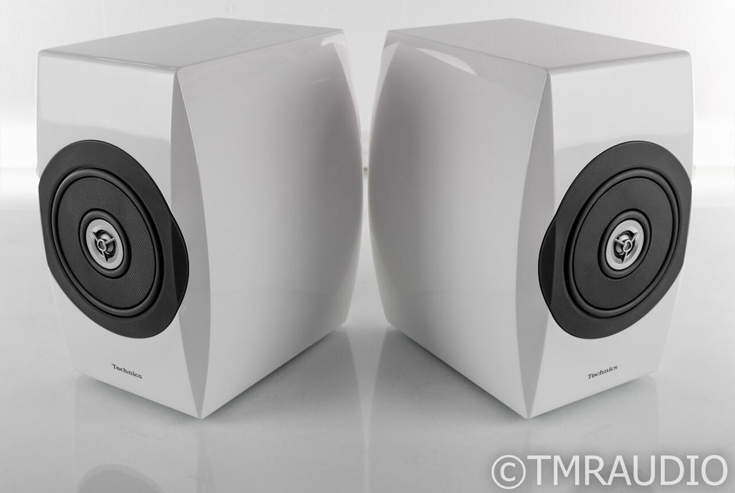 Technics SB-C700 Bookshelf Speakers; SBC700; Gloss White Pair