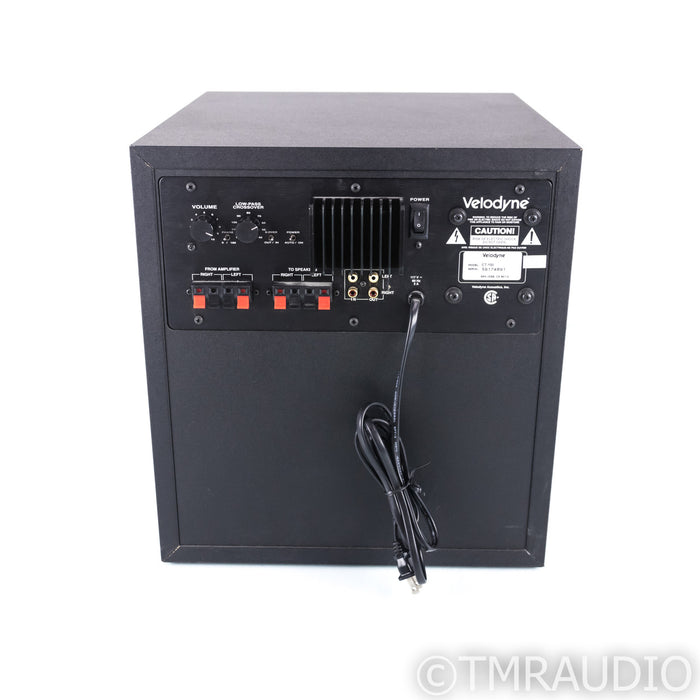 Velodyne CT-100 10" Powered Subwoofer; Black; CT100