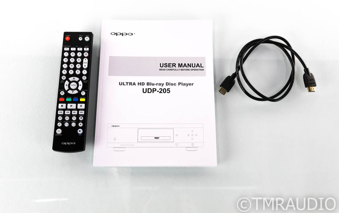 Oppo UDP-205 Universal Blu-Ray Player; UDP205; Remote; 4K UHD; HDR